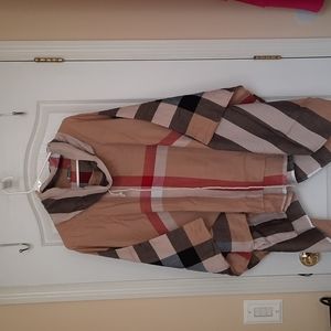 Jordann large women's plaid poncho